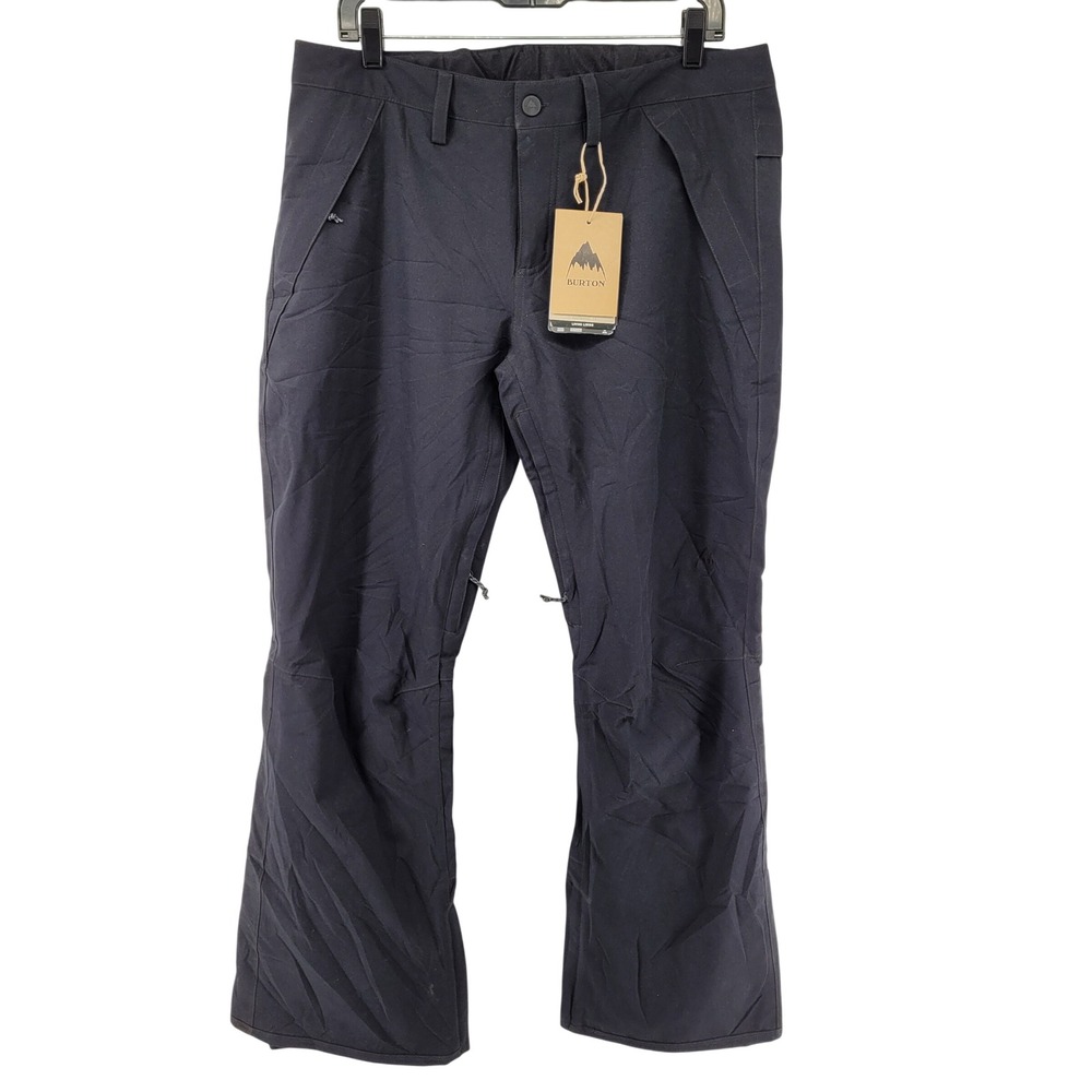 Burton Society Snowboard Pants Womens‎ Large Black Insulated Thermacore 101001